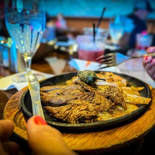a plate of food on a table