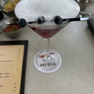 Blueberry Habanero Margarita