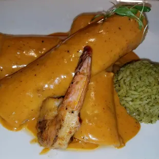 Seafood Enchiladas