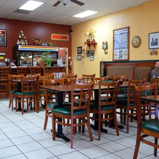 the interior of a restaurant