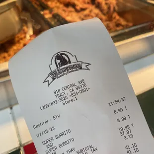 Receipt
