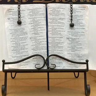 The Holy Catholic Bible in the Shrine