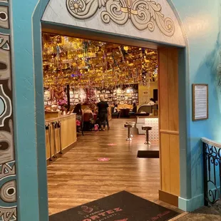 To the left you&apos;ll enter the restaurant and Panadería (bakery)