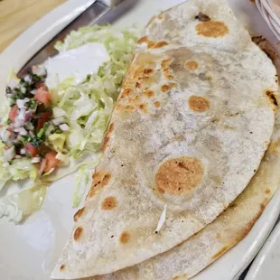 Lowfat Chicken Quesadilla