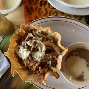 Chicken fajita salad