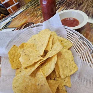Chips and salsa were delicious