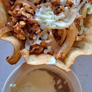 Fajitas chicken Taco salad