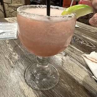 Prickly pear frozen margarita