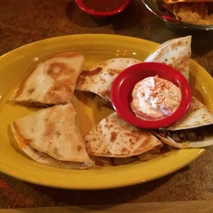 Beef quesadilla