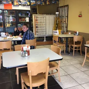 a man sitting at a table