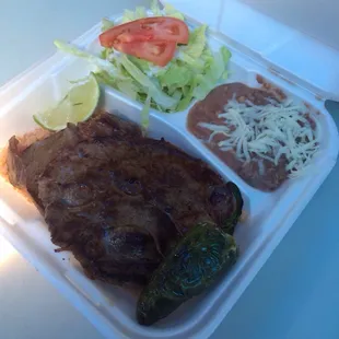 Carne Asada plate