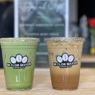 Horchata &amp; Bourbon Matcha Latte