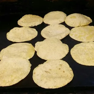 Handmade tortillas