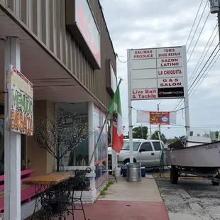 Outside of restaurant