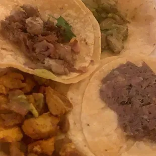 Chicharrón verde  Barbacoa Pastor Tripas Discada  Tacos