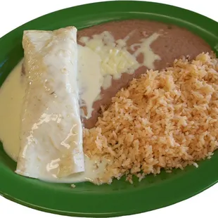 Grilled combination with Burrito