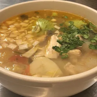 Mexican Style Chicken soup.