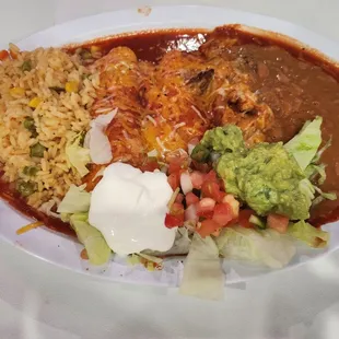 Trio enchilada
