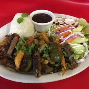New York Steak con papas