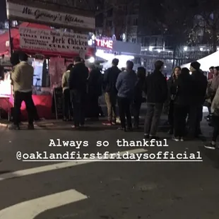 At Oakland First Friday come early lines are long and we sell out fast.