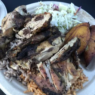Jerk chicken plate