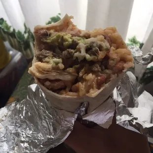 Oh my gosh best burrito ever!