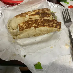 Starting the new year off right with a veggie burrito