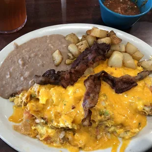 Chilaquiles Breakfast Plate