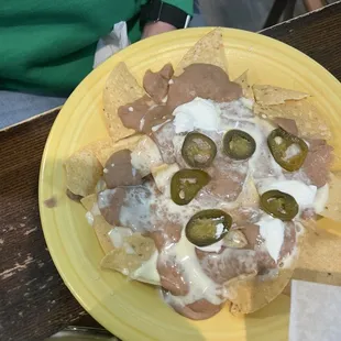 Bean nachos