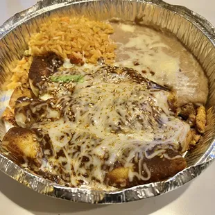 Mole Enchiladas