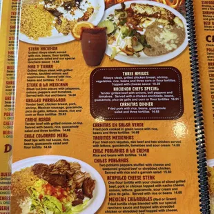 Menu - House Specials