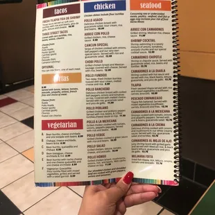Great seafood options on the menu