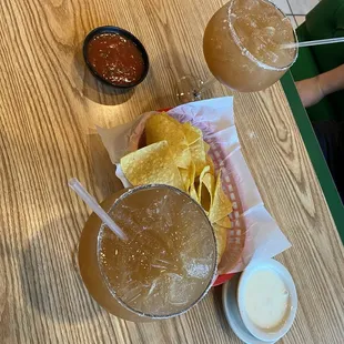 Texas margaritas, chips &amp; queso