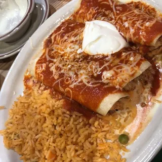 Enchiladas Verdes or Rojas