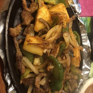 Pineapple fajitas