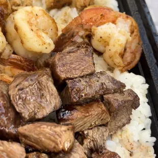 Mi Hibachi Trio Combo Plate