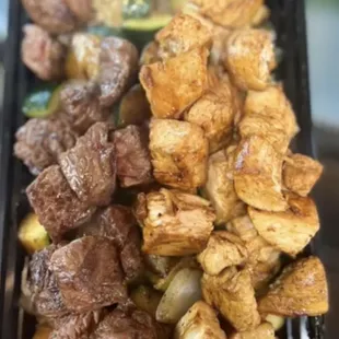 Steak and Chicken Combo Plate