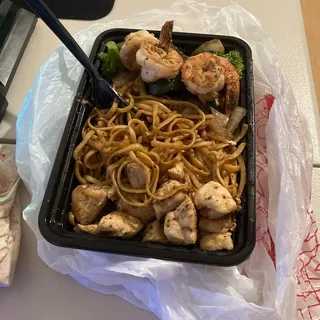 Chicken and Shrimp Combo Plate