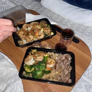 Mi Hibachi Trio Combo Plate