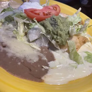 Beef chimichangas. Amazing.