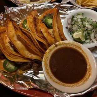 Birria tacos