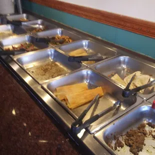 Fruit and dessert buffet