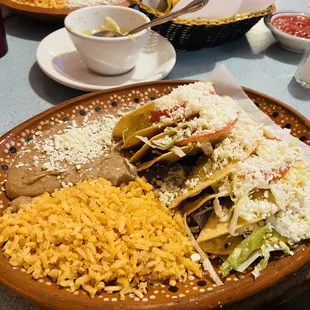 deep fried taco dinner.