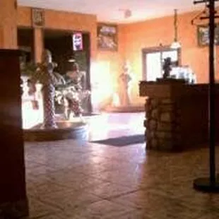 inside view toward bar entrance