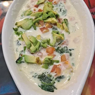 Aerial view of the El Rey dip. It&apos;s delicious