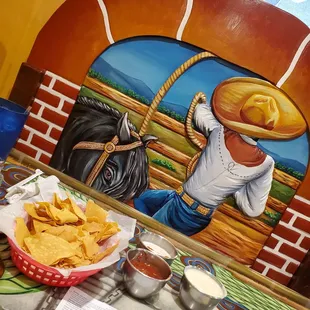 Beautiful booth painting