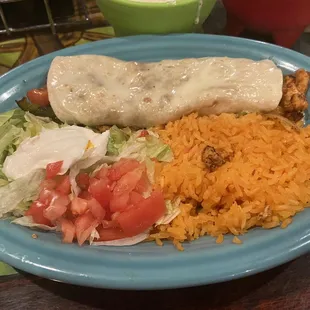 Fajita Burrito Lunch