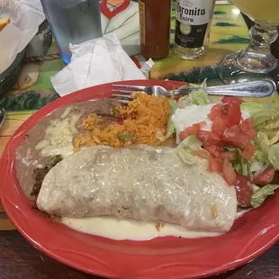 Burrito California Lunch