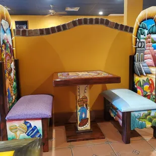 Beautiful booth painting