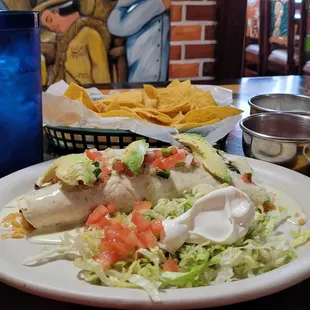 Pop Eye burrito.  My favorite!